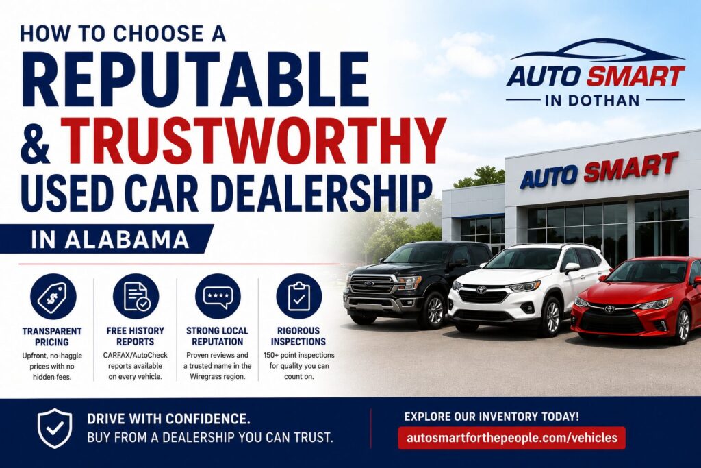 How to Choose a Reputable and Trustworthy Used Car Dealership in Alabama